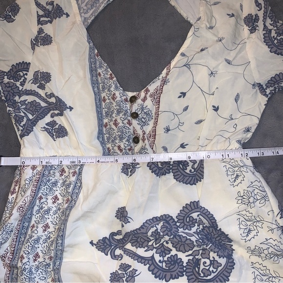 O’NEILL Kansas Summer Sun Maxi Dress Side Leg Slit - Picture 10 of 16